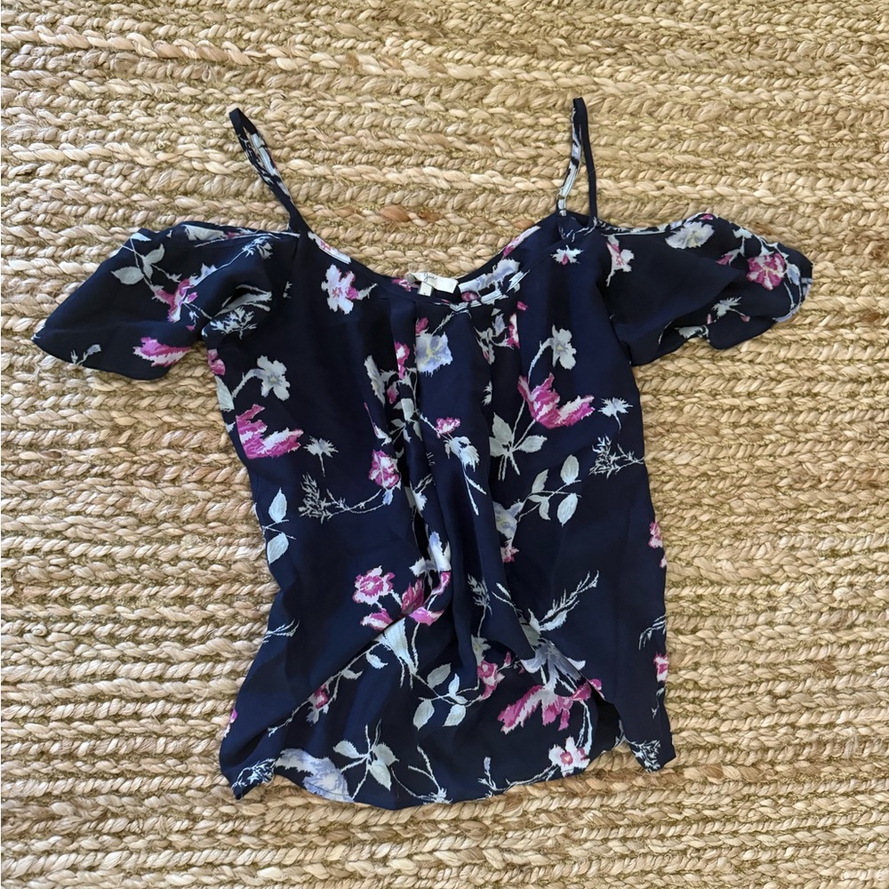 Joie 100% silk off the shoulder top
